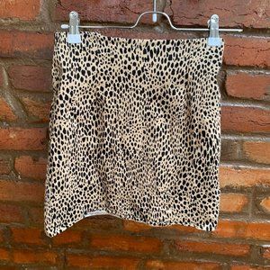 Brandy Melville Cheetah Print Mini Skirt